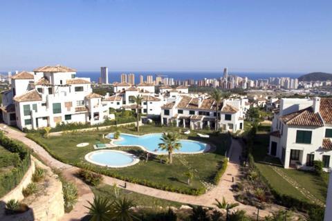 Апартаменты Sierra Cortina Apartamento Con Vistas Al Mar Финестрат Экстерьер фото