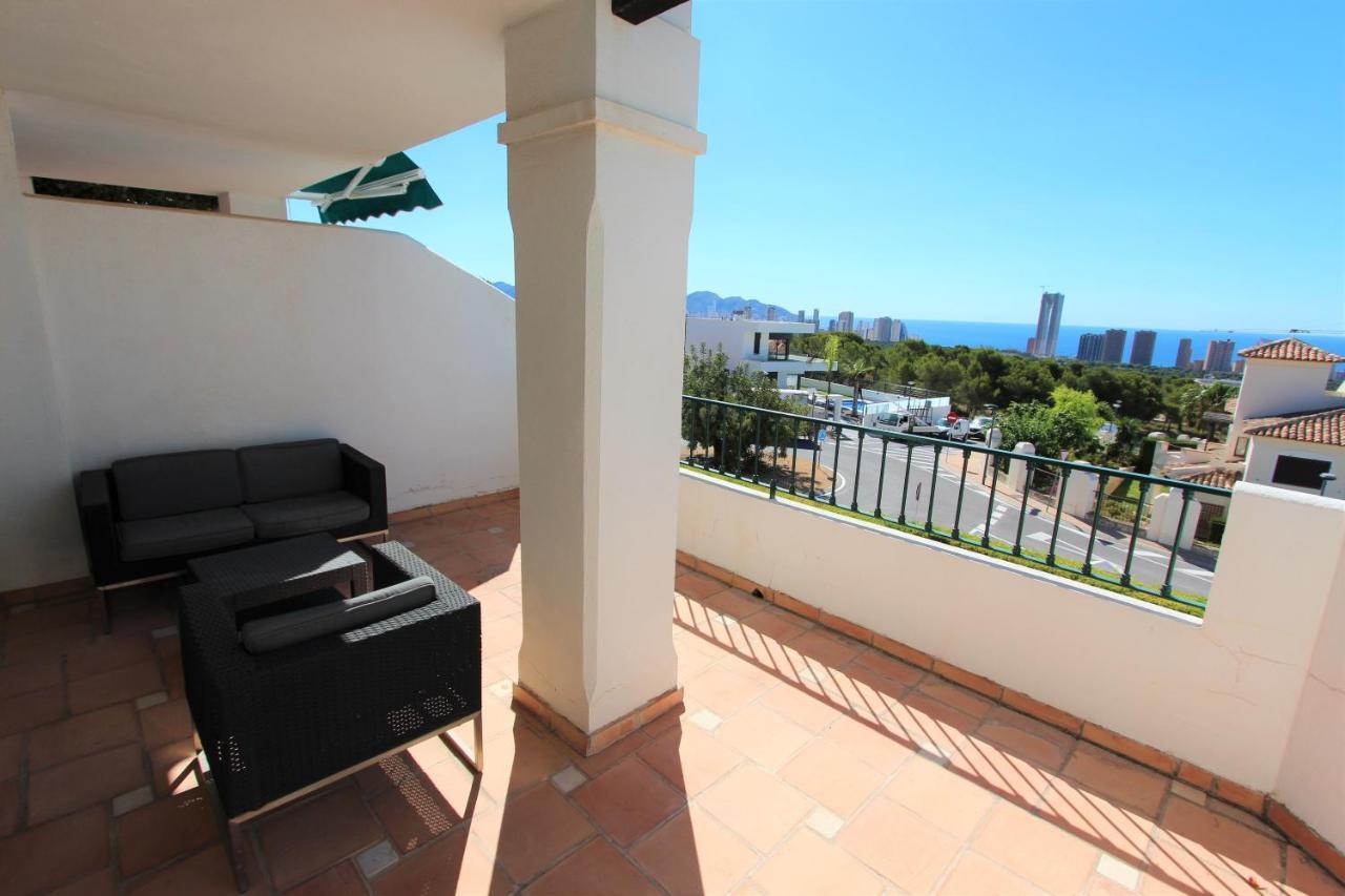 Апартаменты Sierra Cortina Apartamento Con Vistas Al Mar Финестрат Экстерьер фото